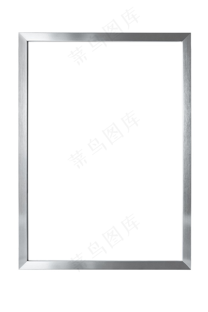 银色的金属边框