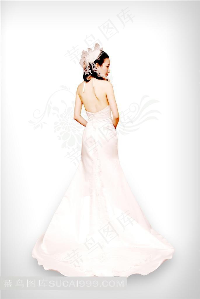 新娘婚纱晚礼服素材