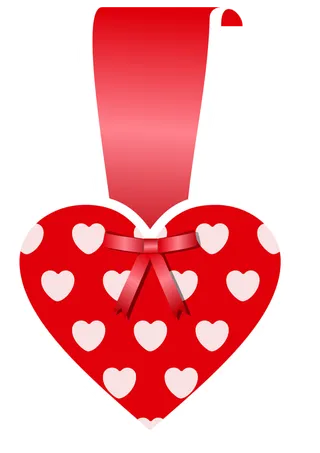 爱心卡通情人节