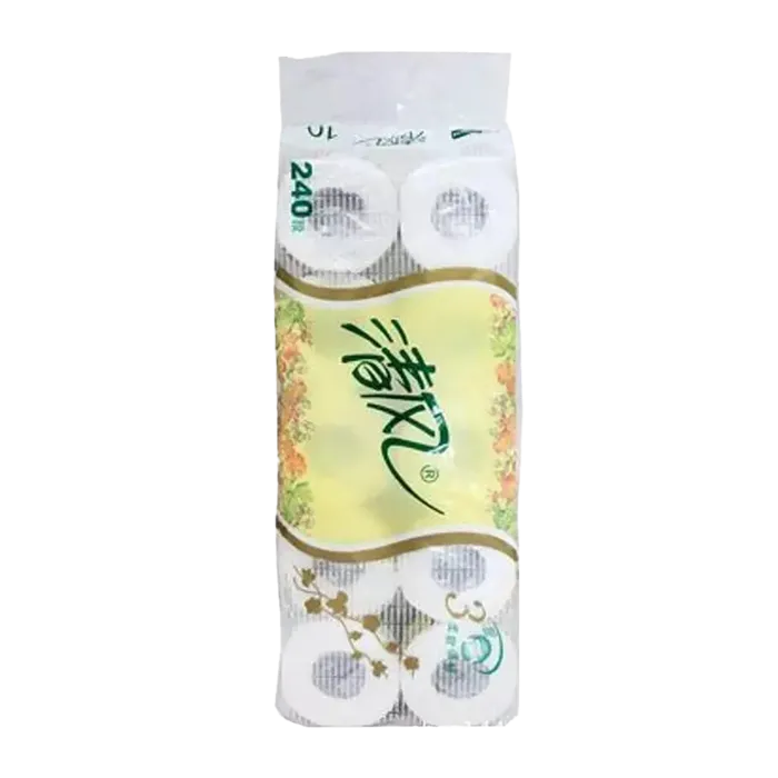 清风 柔软强韧卷纸卫生纸 3层10卷4877超市商品白底图免抠实物摄影png格式图片透明底