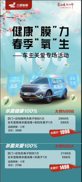 春季贴膜清新大师贴膜psd模版下载