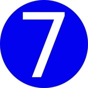 数字 7免抠