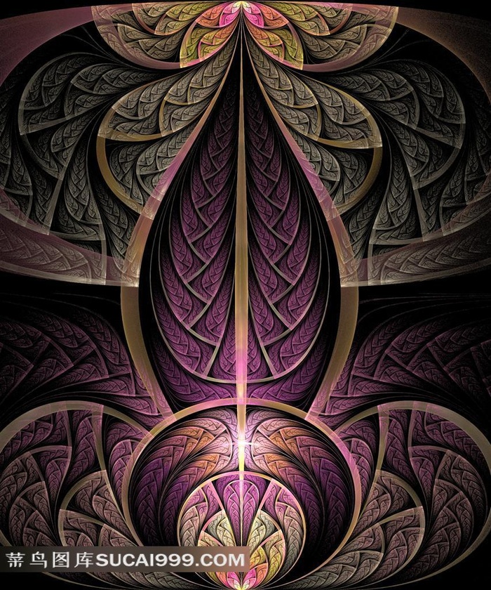 抽象画花纹素材