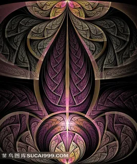 抽象画花纹素材