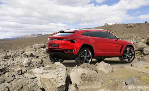 红色汽车风景画 红色汽车风景画