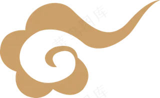 中式传统祥云中国风古典水纹吉祥图案免抠