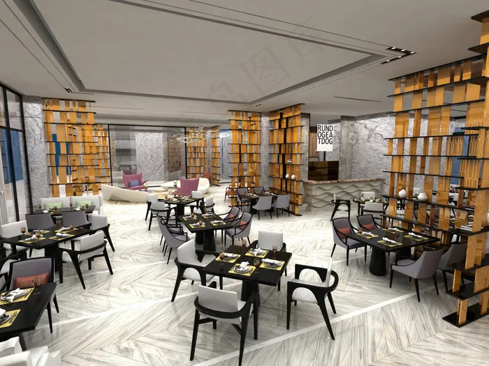 酒店大堂效果图