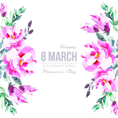 三八妇女节女神节背景eps,ai矢量模版下载