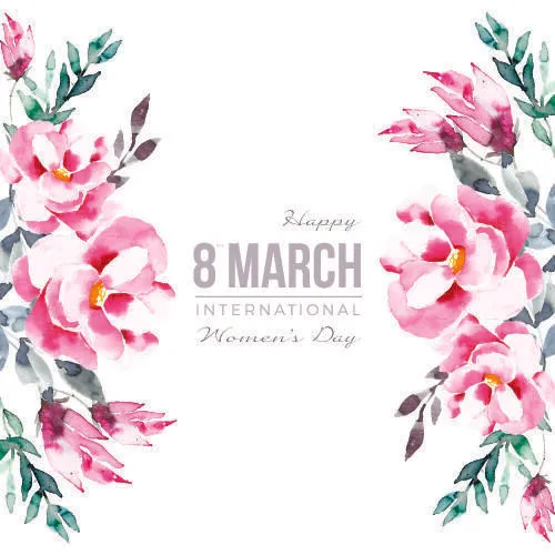 三八妇女节女神节背景eps,ai矢量模版下载