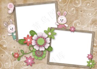 高清卡通相框图片下载