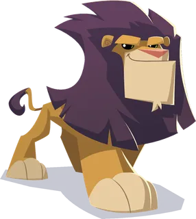 狮子动物素材卡通