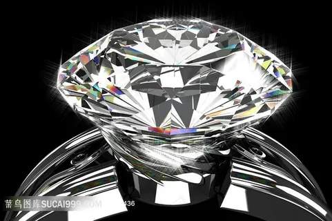 美丽光泽的钻石戒指