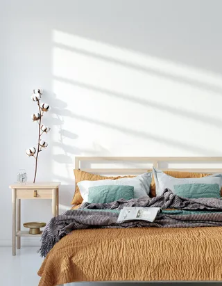 北欧简约现代清新卧室室内设计场景(23)