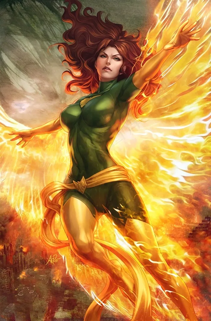 烈火女神欧美动漫图片