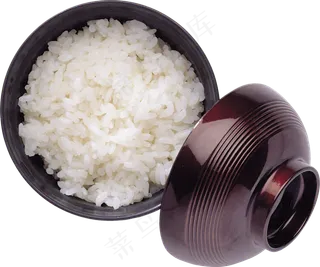 米饭大米饭水清水白米饭免抠