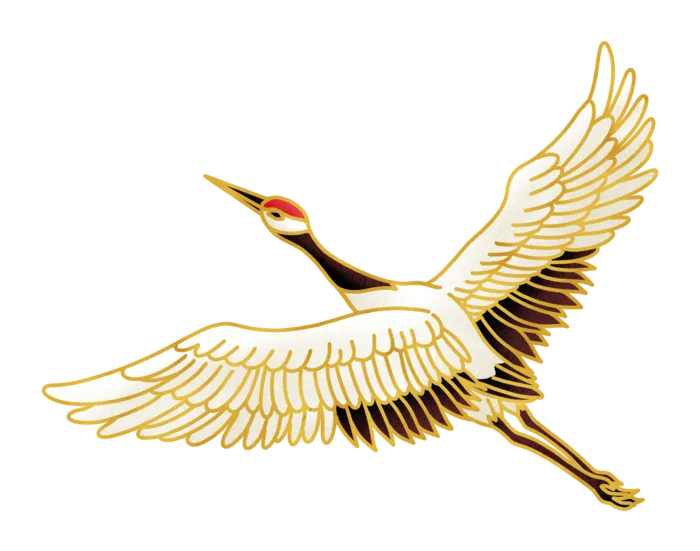 中国风古典中式国潮风手绘飞鹤图案仙鹤装饰素材PNG免抠插画元素