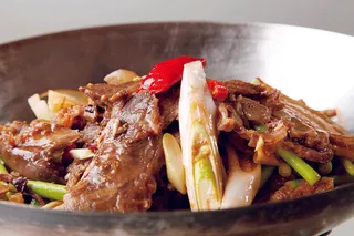 干锅美食焖锅湘菜麻辣香辣纸锅干锅带皮牛肉