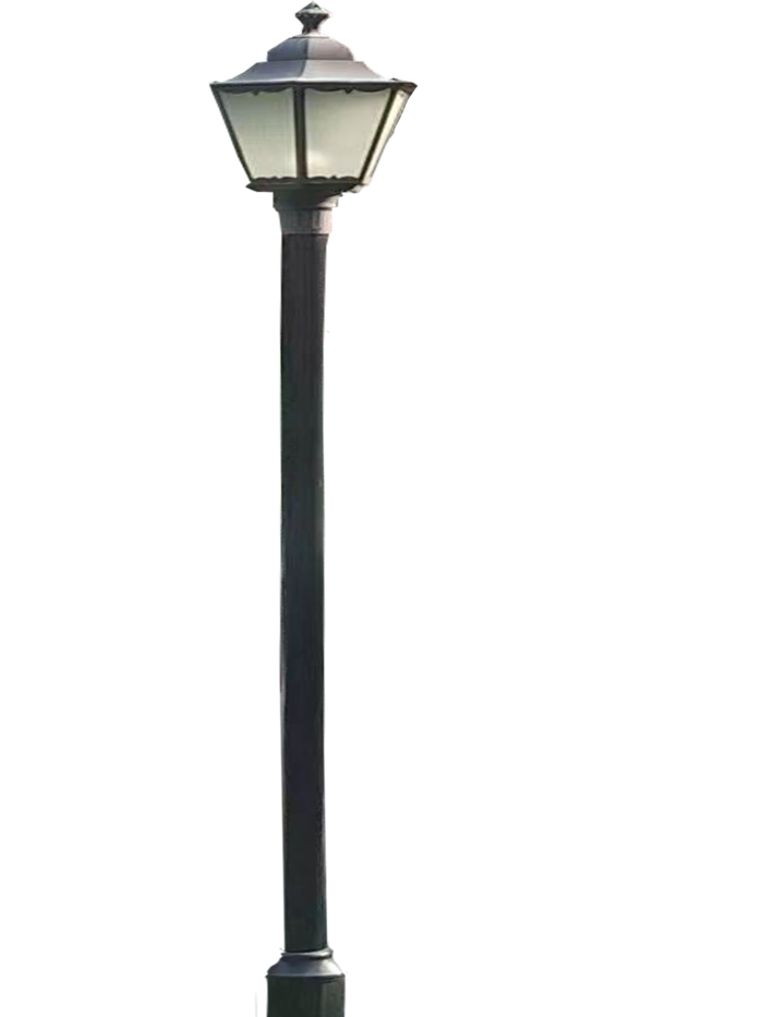 复古路灯元素免抠