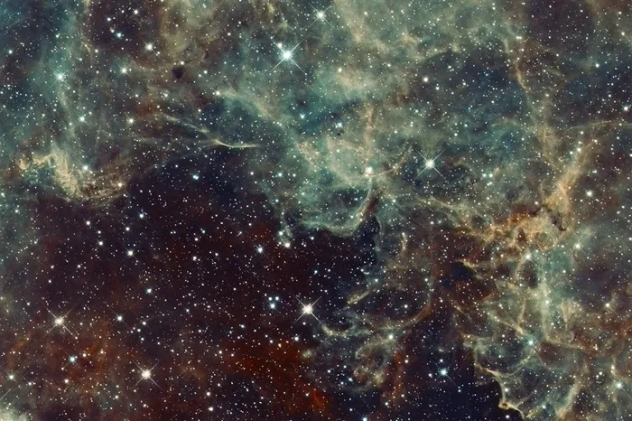 唯美浪漫星云星空海报背景