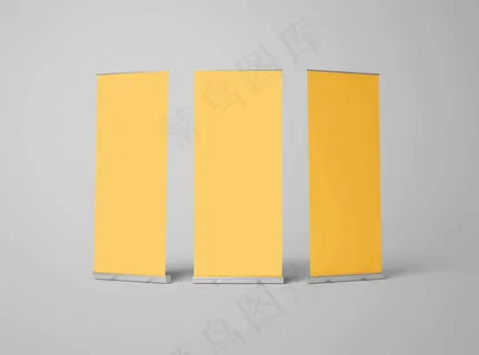 易拉宝样机 易拉宝效果图