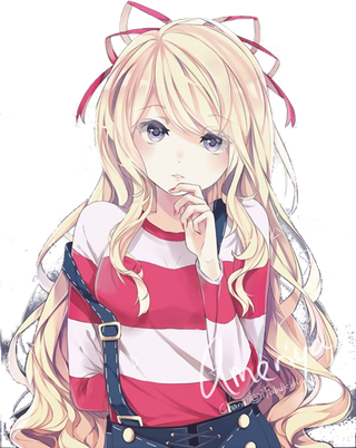 女孩卡通人物素材简笔