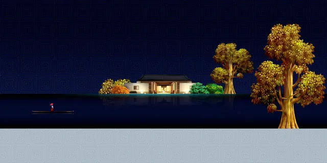 中式围墙地产广告PSD分层素材