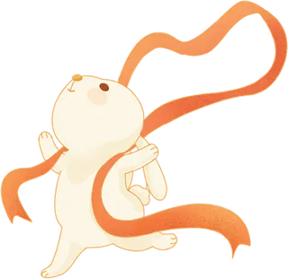 可爱兔兔素材免扣