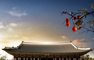  中式建筑海报PSD素材