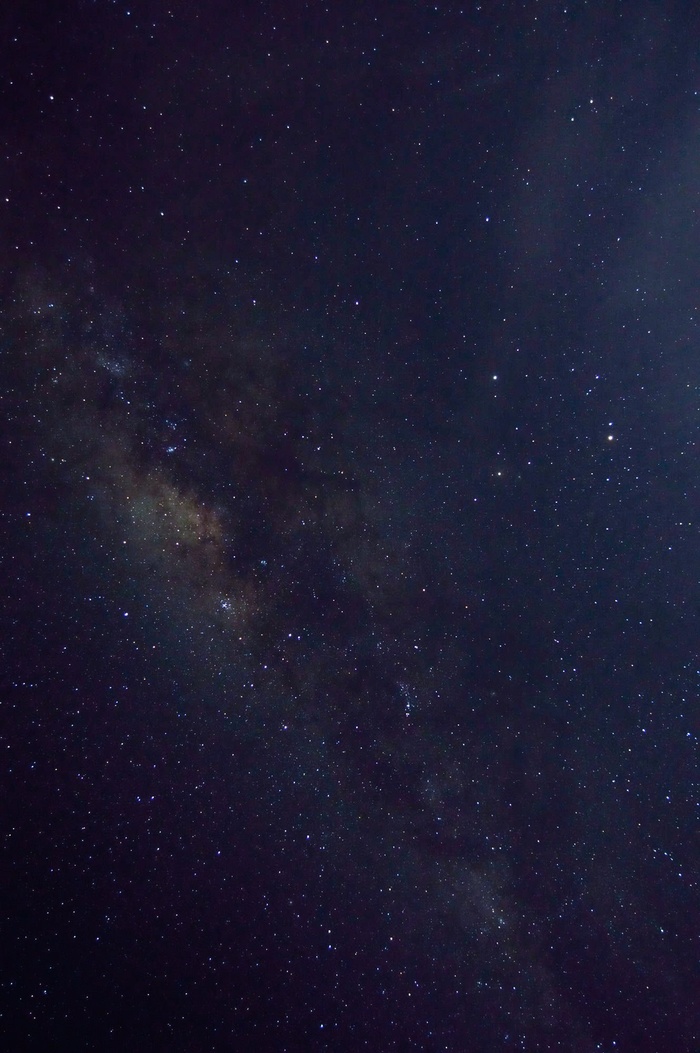 星空月夜深蓝色星空背景繁星点点