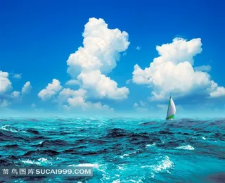 碧海蓝天高清图片