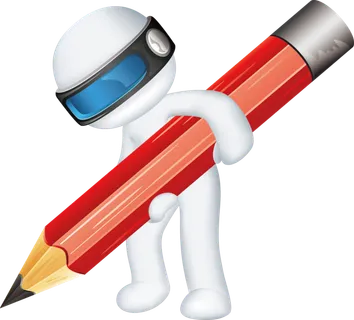 多行业戴眼镜科技感3D小人 免抠