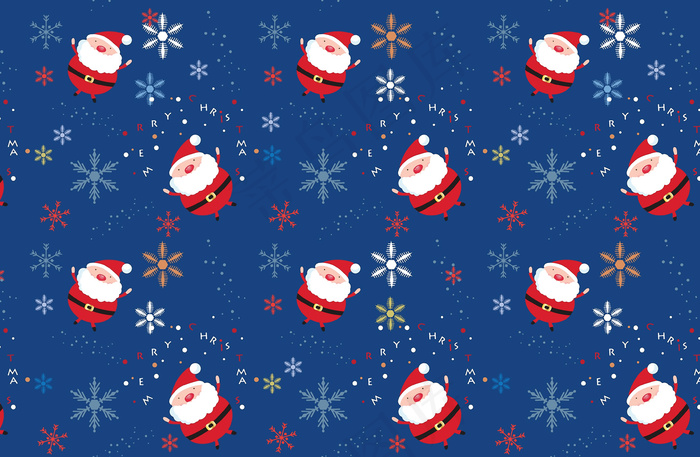 圣诞节平铺背景图片