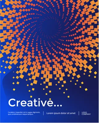 多彩渐变流体背景