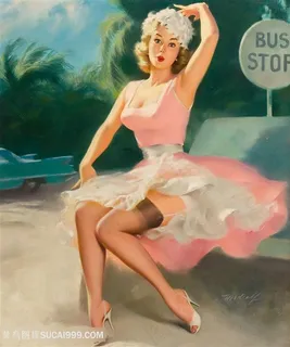 座椅时尚美女高清艺术插画装饰画手绘插画 座椅时尚美女高清艺术插画装饰画手绘插画