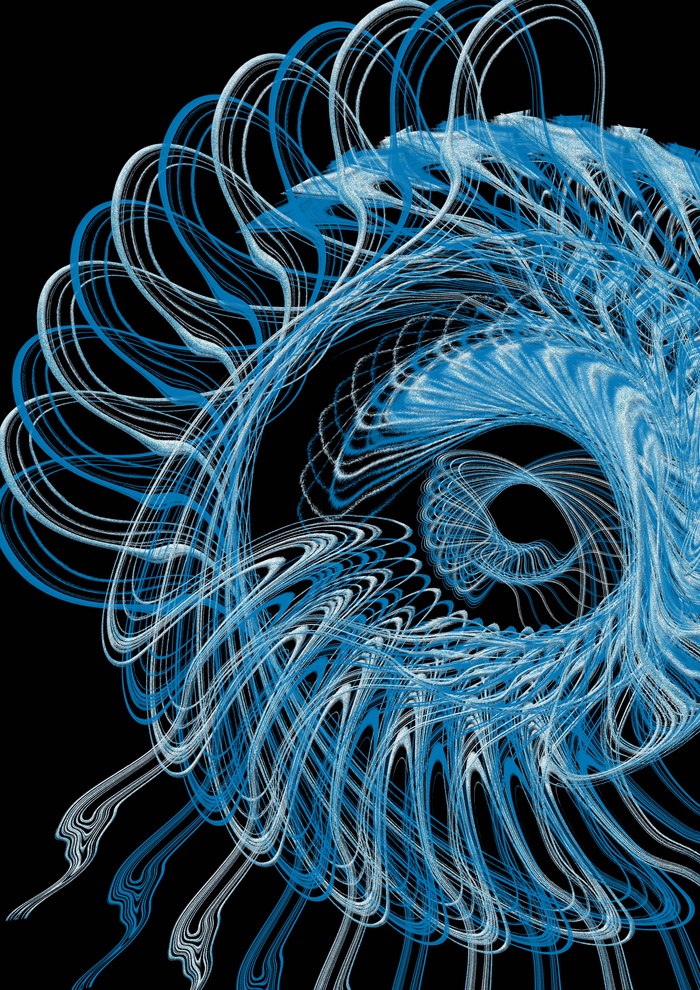 蓝色白色黑色流动旋转画册背景psd模版下载