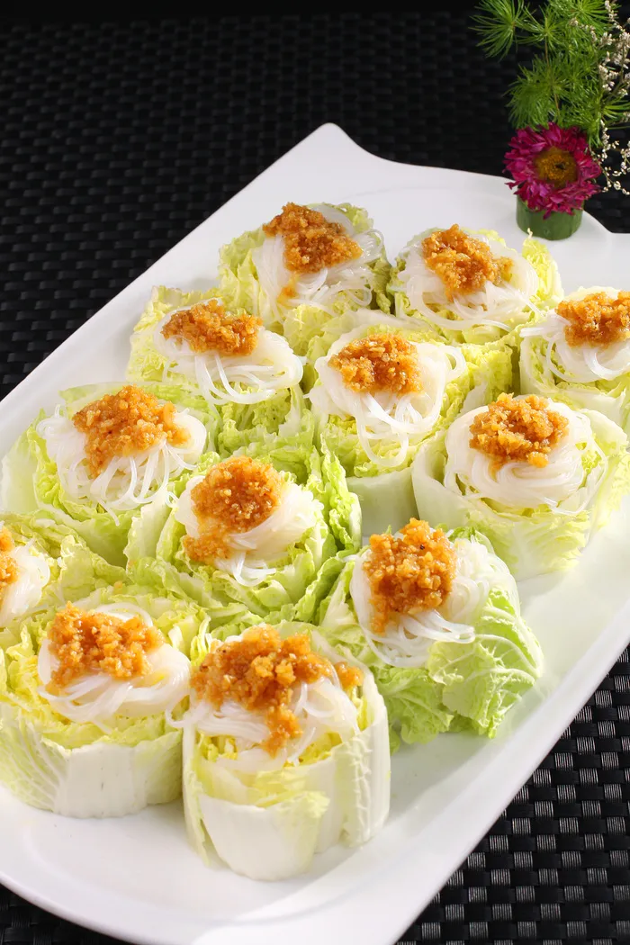 Z00112蒜茸粉丝蒸娃娃菜 (2)