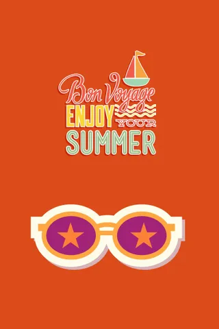 夏天海报|矢量|插画|扁平|风格