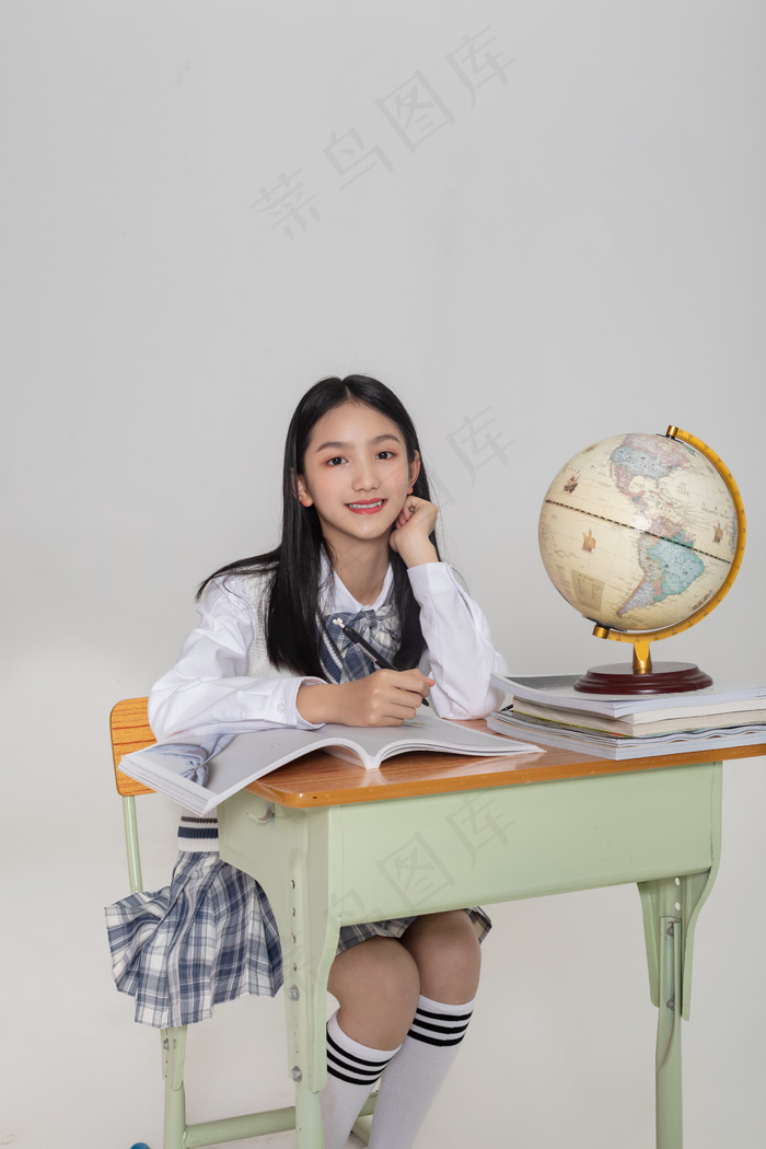 清新唯美可爱的女孩摄影图片