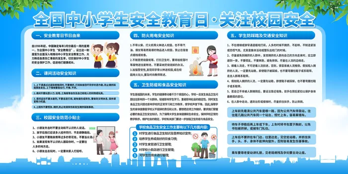安全教育12psd模版下载