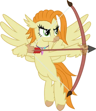 小马射箭素材卡通简笔人物