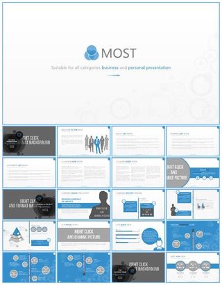欧美范大气商务风工作总结报告ppt模板