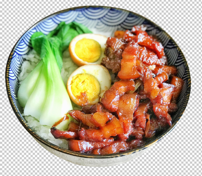 卤肉饭免扣素材