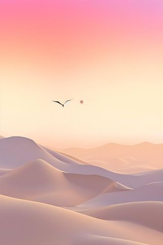 意境渐变故事落日背景