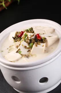 宁波雪菜炖老豆腐 (1)