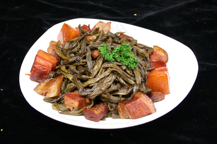 4354红烧肉干豆角