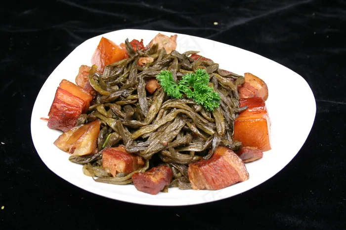 4354红烧肉干豆角
