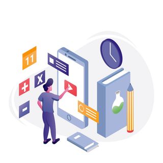 扁平化人物场景办公互联网等距ai矢量设计网页海报UI素材插画