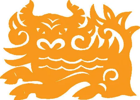 剪纸牛年素材