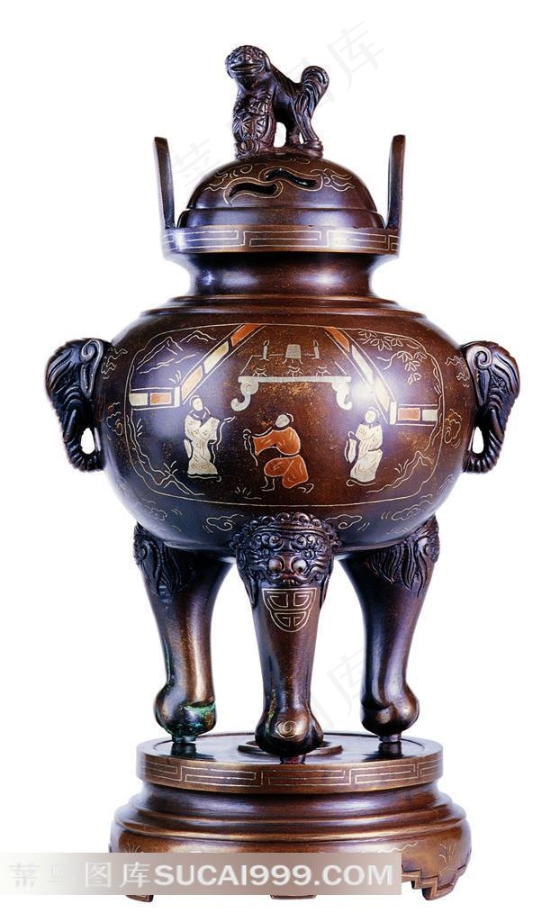 古代精美高清炉子摄影素材