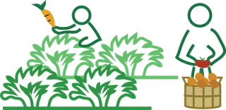 收萝卜卡通萧条图素材现代农业